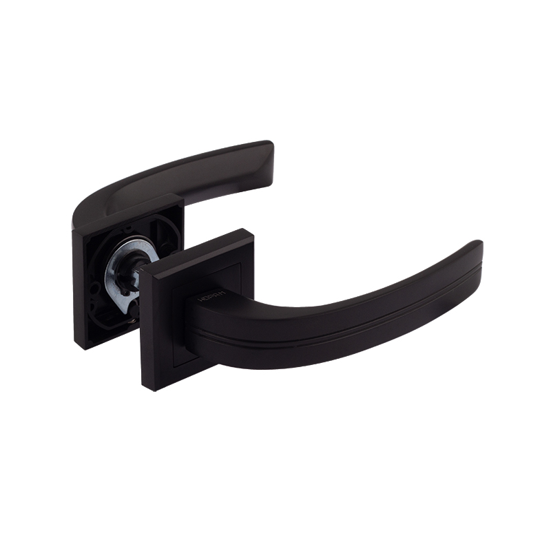 Ручка дверная Нора-М AL 106К AL черный