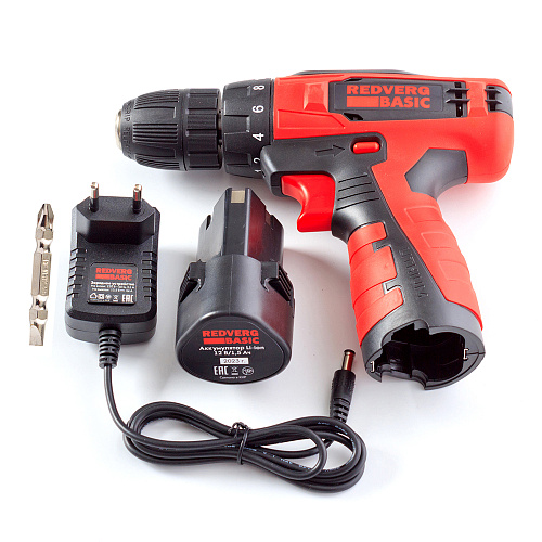 Шуруповерт аккумуляторный RedVerg Basic SD12LE/1-2