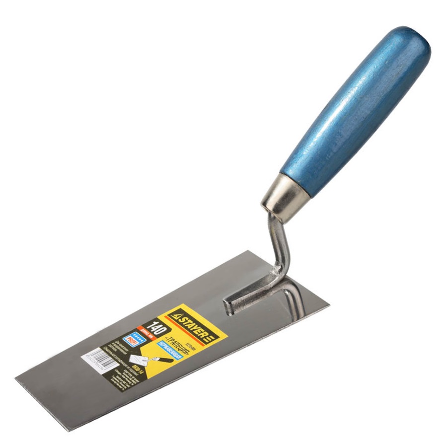 Кельма STAYER PROFI трапеция 140мм с деревянной рукояткой