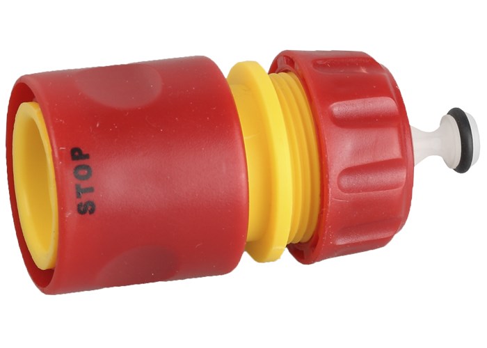 Соединитель GRINDA 1/2" с автостопом из ударопрочной пластмассы GRINDA - характеристики и описание