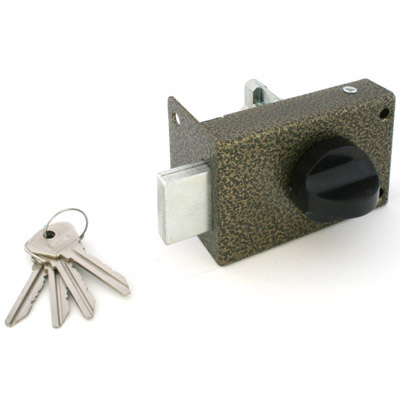 Замок накладной Омега ЗН1 бронза Омега - детальное фото