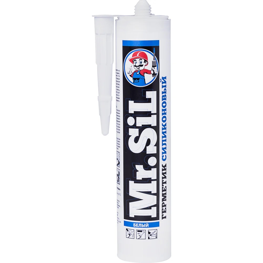 Герметик Герметик силиконовый Mr.SiL универсальный 280 мл белый IRFix 25001 - фото, характеристики, применение