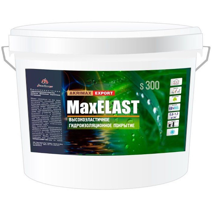 Гидроизоляционное высокоэластичное покрытие MaxELAST, 7кг VIRTUOSO — купить с доставкой по выгодной цене