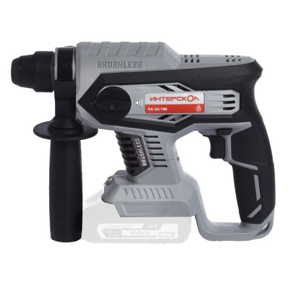 Перфоратор Интерскол ПА-24/18В аккумуляторный без аккумулятора и з\у в кейсе Интерскол 579.0.0.70 фото {~count~}
