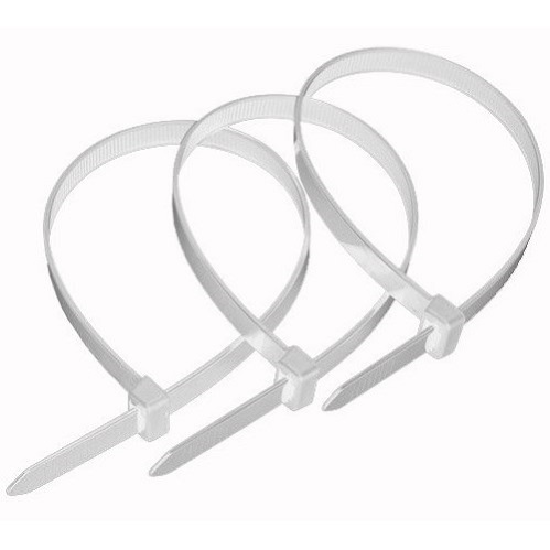 Хомут нейлоновый для стяжки (4,8*350 мм) белый (100шт/уп)  УТ-00007839 - детальное фото товара