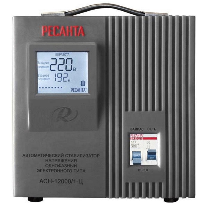 Стабилизатор Ресанта АСН-12000/1-Ц электронный