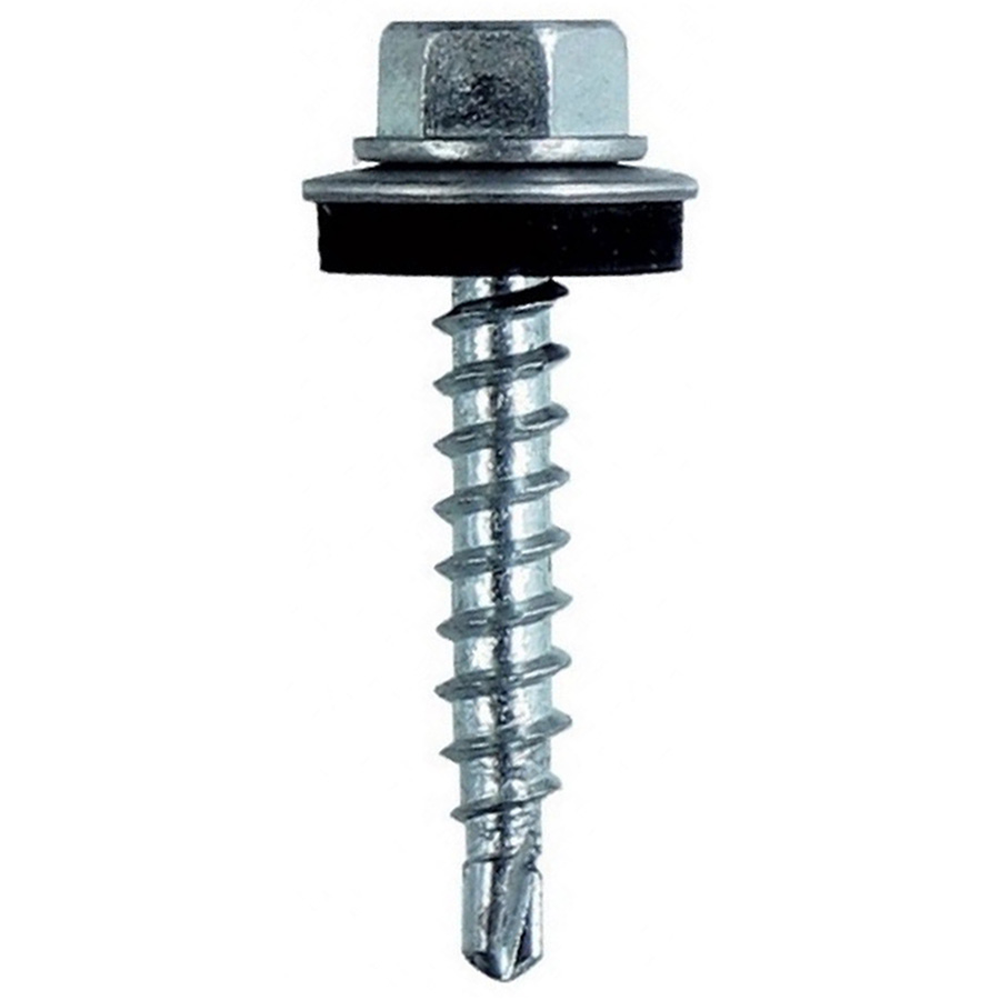 Саморез кровельный 4,8x29 по дереву, оцинкованный (D) острый УТ-00020664 - детальное фото товара