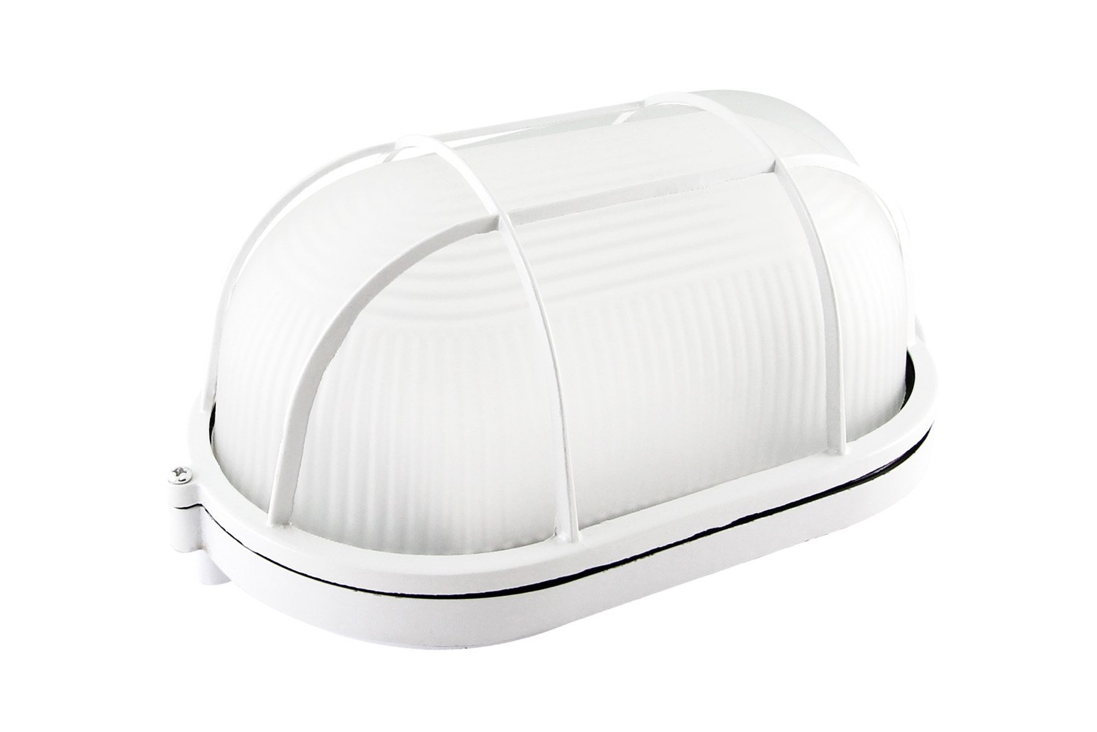 Светильник TDM НПБ1402 белый/овал с решеткой 60Вт IP54