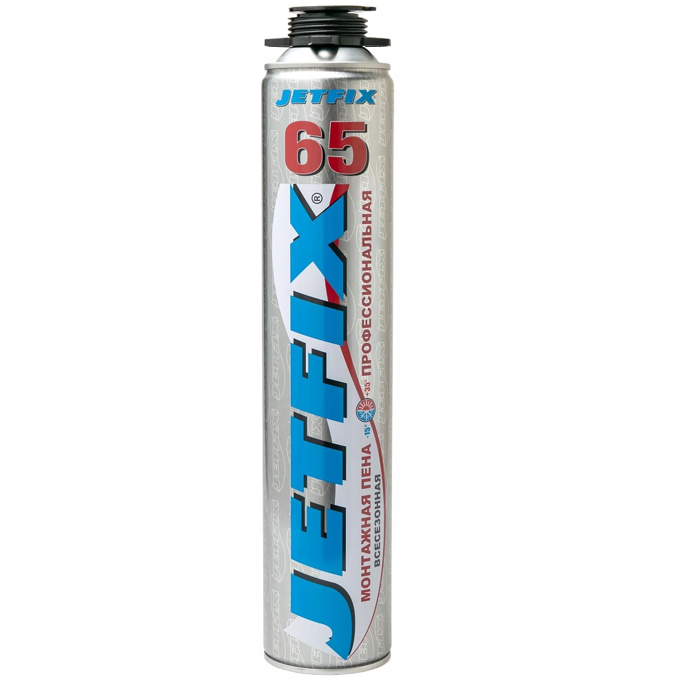 Пена профессиональная монтажная JETFIX 65 Всесезонная 850мл/850гр IRFix 10033 - детальное фото