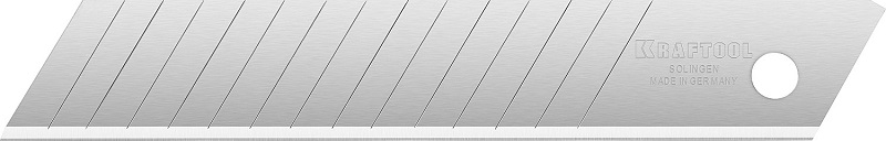 Лезвия сегментированные KRAFTOOL TiN SOLINGEN 18мм, 8 сегментов, с покрытием, 5шт, 09605-TIN-18-S5_z02