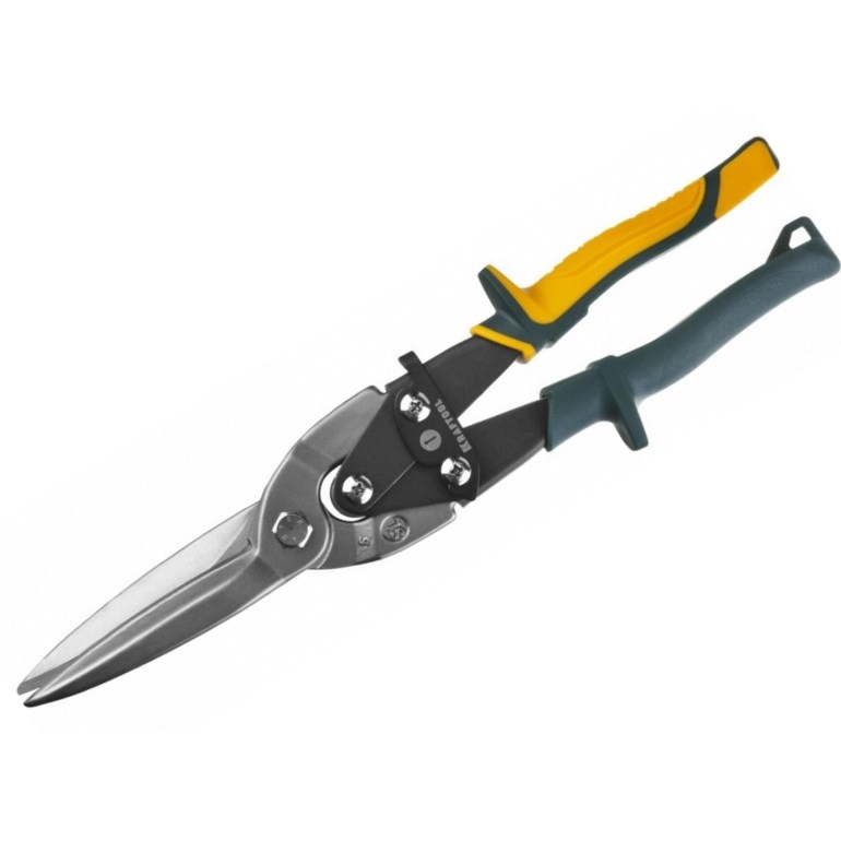 Ножницы по металлу KRAFTOOL Alligator 290мм прямые, удлинённые, Cr-Mo