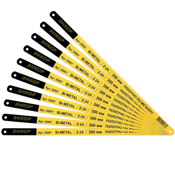 Полотно по металлу ЭНКОР 300мм Bi-Metal z24 20987