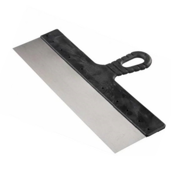 Шпатель "INPROFI" 250 мм металлический с пластиковой рукояткой 