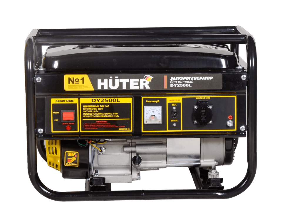 Генератор бензиновый Huter DY2500L 2000Вт, 220В