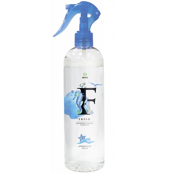 Жидкое ароматизирующее средство Grass с ароматом Fresh Морская свежесть флакон 400мл