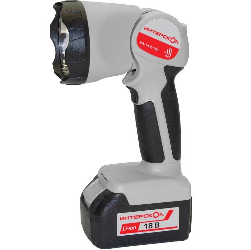Светодиодный фонарь Интерскол ФА-14,4/18Л аккумуляторный Li-ion АПИ Интерскол 525.1.1.70 - детальное фото