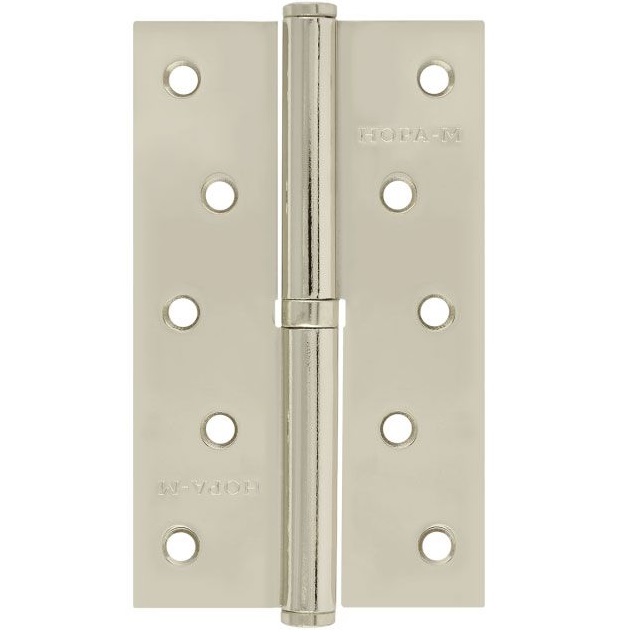 Петля стальная правая Нора-М №2 750-5" (125х75х2,5) хромовое покрытие