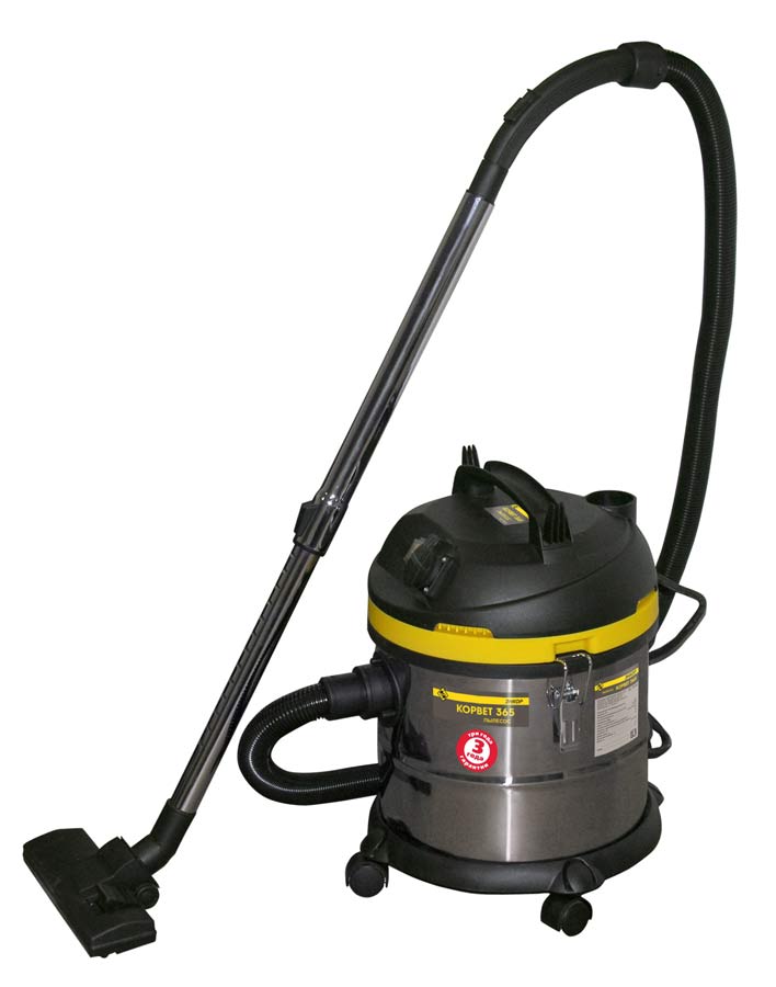 Пылесос Корвет 365 (влажная, сухая уборка + розетка)