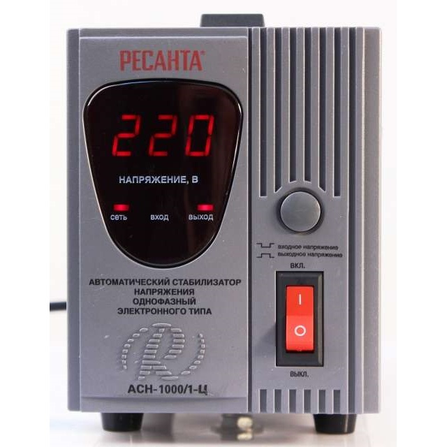 Стабилизатор Ресанта АСН-1000/1-Ц электронный