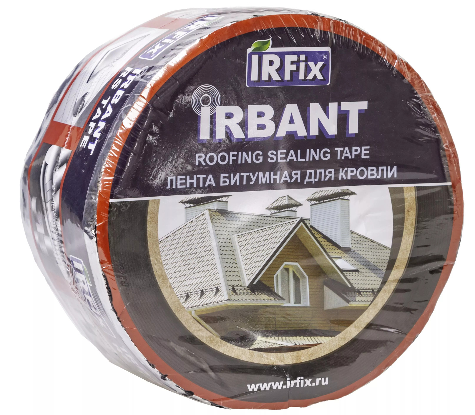 Лента битумная IRBANT RST IRFIX 10см*10м Terracot-кирпич IRFix - детальное фото