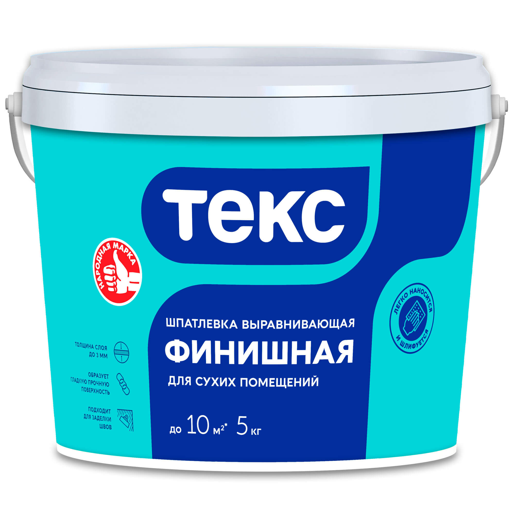 Шпатлевка финишная ПРОФИ ТЕКС 5кг