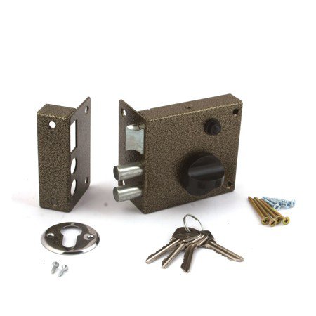 Замок накладной Омега ЗН-3 бронза Омега - детальное фото