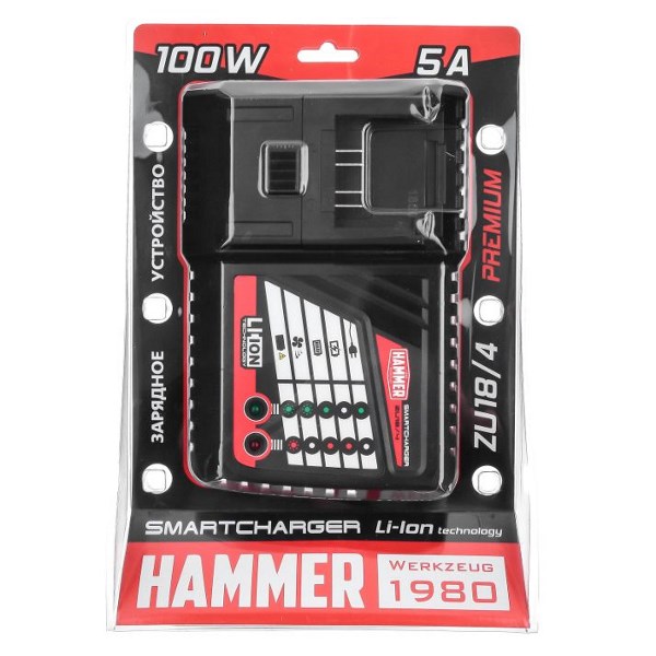 Зарядное устройство HAMMER ZU18/4 PREMIUM 18В