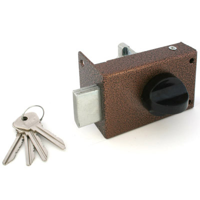 Замок накладной Омега ЗН1 медь Омега - детальное фото