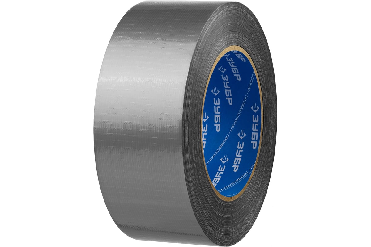 Армированная лента ЗУБР Профессионал 12090-50-50, универсальная,влагостойкая, 48ммх50м, серебристая ЗУБР - детальное фото