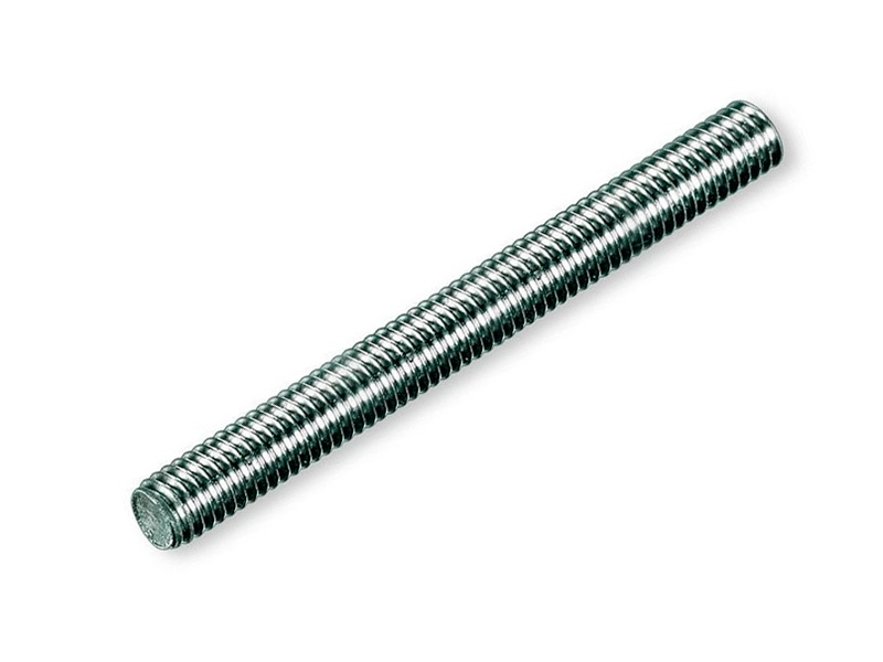 Шпилька резьбовая белый цинк, угол резьбы 60° М 8*1000 прочность 8,8 УТ-00021119 - детальное фото товара