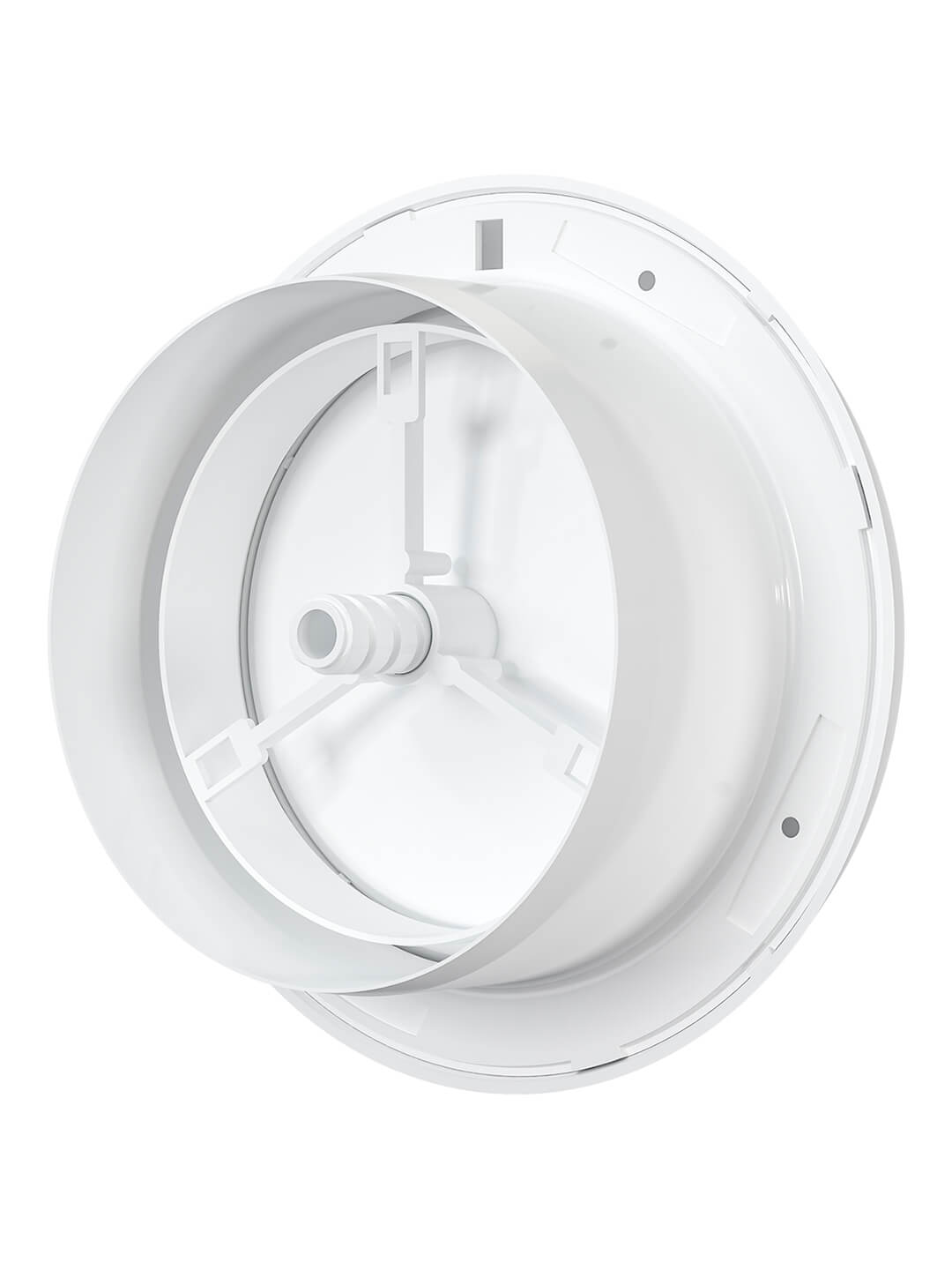 Анемостат ЭРА 12,5АПВП приточно-вытяжной регулируемый с фланцем АБС D125