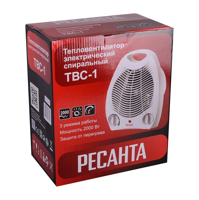 Тепловентилятор Ресанта ТВС-1 (2 кВт)
