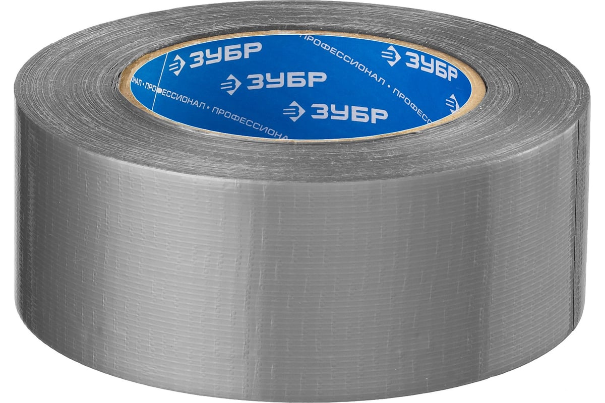 Армированная лента ЗУБР Профессионал 12090-50-50, универсальная,влагостойкая, 48ммх50м, серебристая ЗУБР - детальное фото