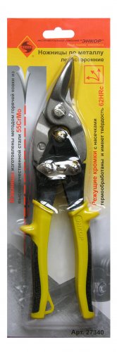 Ножницы по металлу ЭНКОР левый рез CrMo 27340 