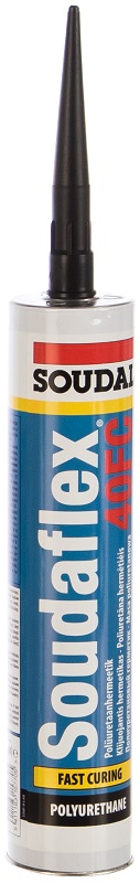 Герметик Клей-герметик SOUDAL SOUDAFLEX 40FC быстротвердеющий черный 310мл картридж 137855 SOUDAL 137855 - фото, характеристики, применение