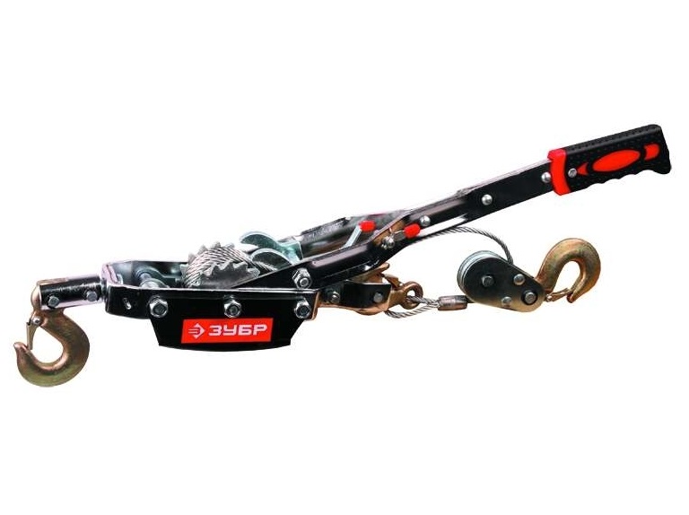 Лебедка автомобильная ЗУБР ПРОФЕССИОНАЛ 2т, тросовая