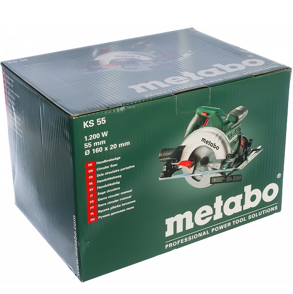 Пила дисковая Metabo KS 55 1200вт