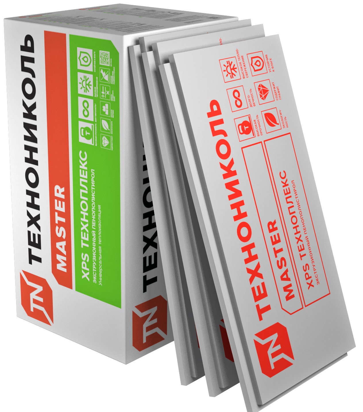 Плиты пенополистирольные экструзионные ТЕХНОПЛЕКС/TECHNOPLEX 1180х580х50-L(8 плит) (0,27м3/5,48м2)