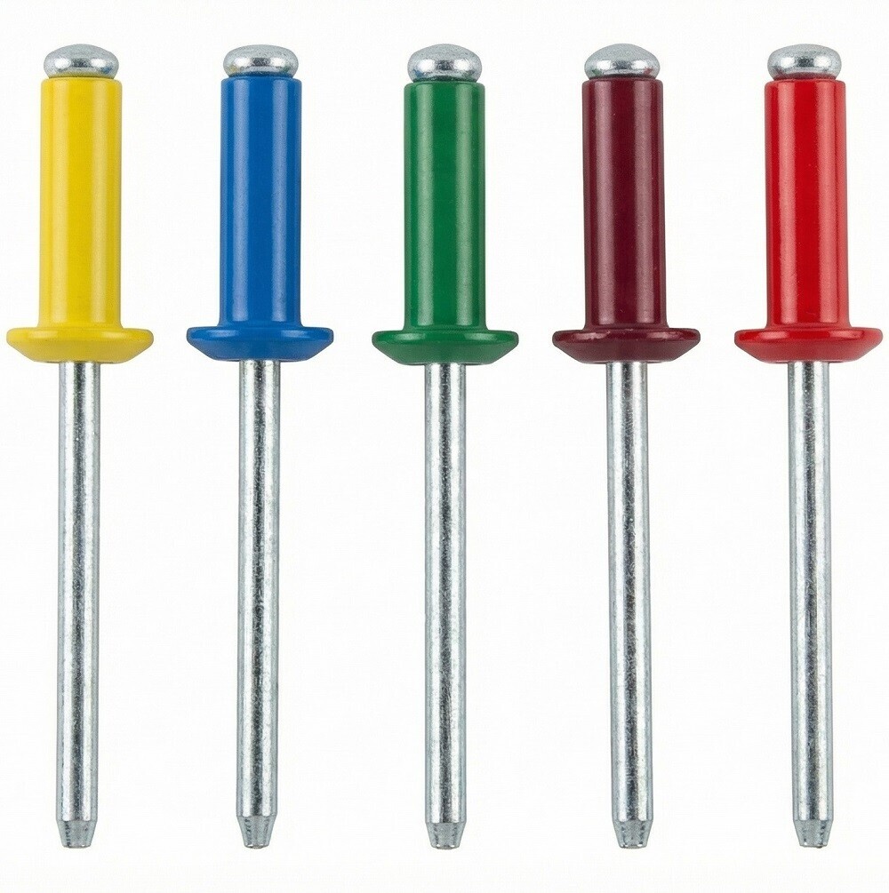 Заклепка вытяжная 3.2*8 RAL 8019 (серо-коричневый) алюминий/сталь УТ000018551 - детальное фото товара