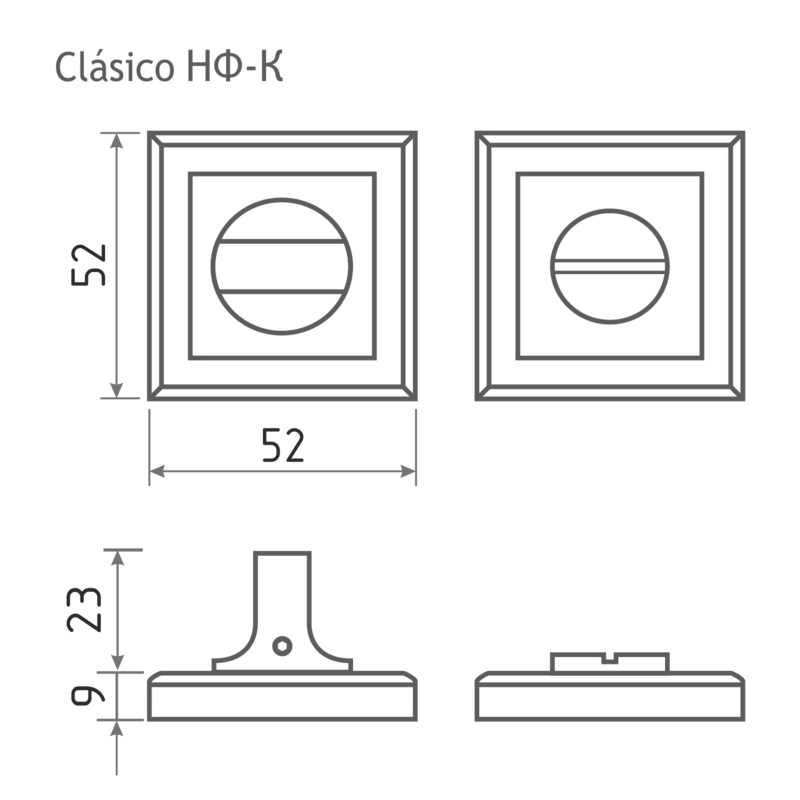 Накладка под фиксатор Нора-М НФ-А черный