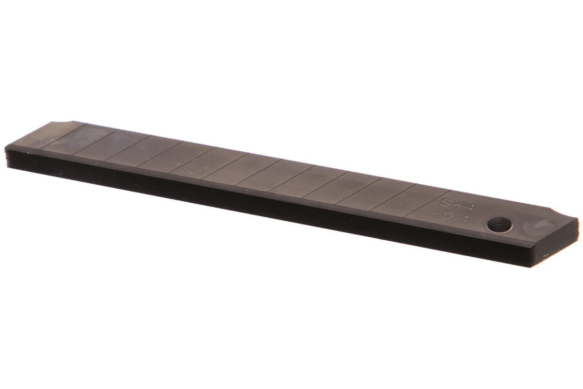 Лезвие сменное для ножей ЭНКОР 10шт 9мм 12 сегментов 9695