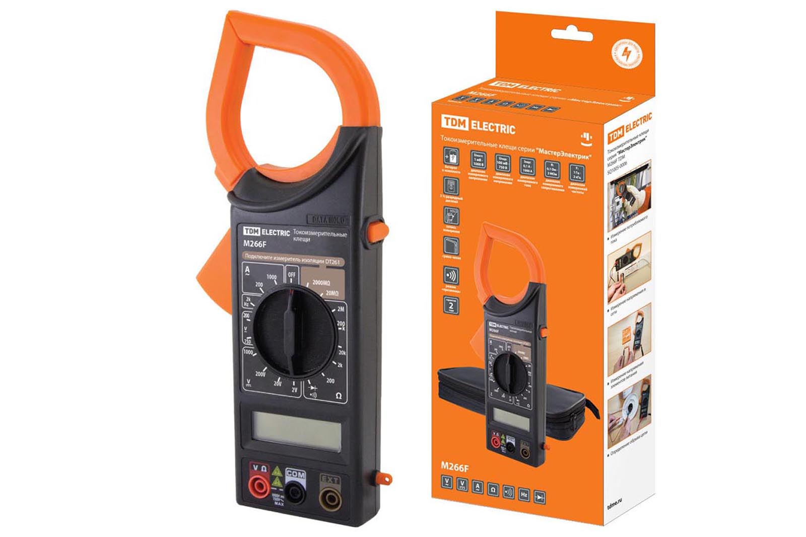 Токоизмерительные клещи TDMсерия "МастерЭлектрик" М266F  TDM артикул SQ1005-0006 фото