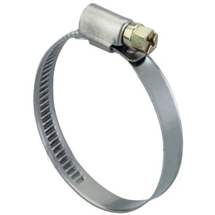Хомут червячный оцинкованный DIN 3017 КС 70-90 мм    УТ-00000315 - детальное фото товара