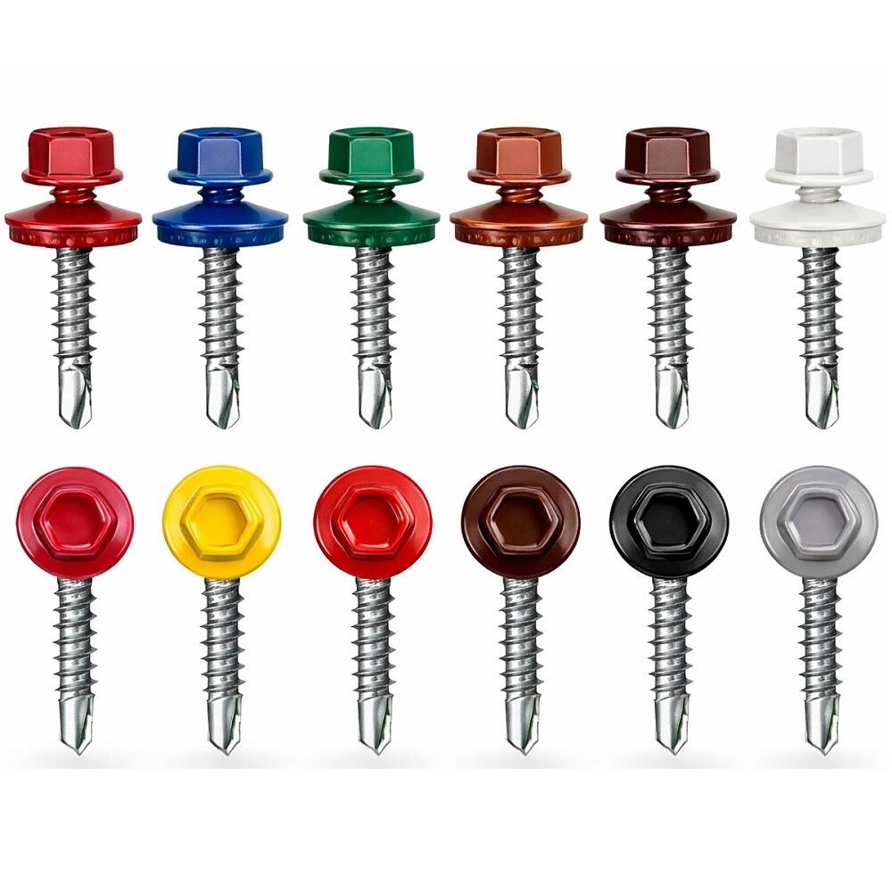 Саморез кровельный 4,8x29 по дереву RAL 8017 (шоколадно-коричневый), №1 УТ-00019097 - детальное фото товара