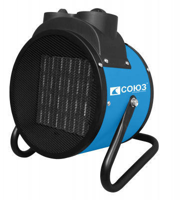 Тепловентилятор керамический СОЮЗ 1.5-3кВт ТВС-3023МК термостат, защита от перегрева