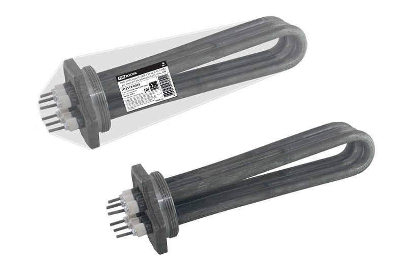 ТЭНБ-3,0кВт, вода (P), 220В (ТЭН-54,В,13,1,0кВт), установочная длина 270мм, фланец G2.5, углеродистая сталь