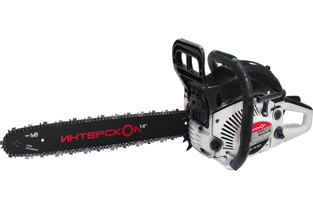 Пила цепная бензиномоторная Интерскол ПЦБ-14/45Л  Интерскол - детальное фото