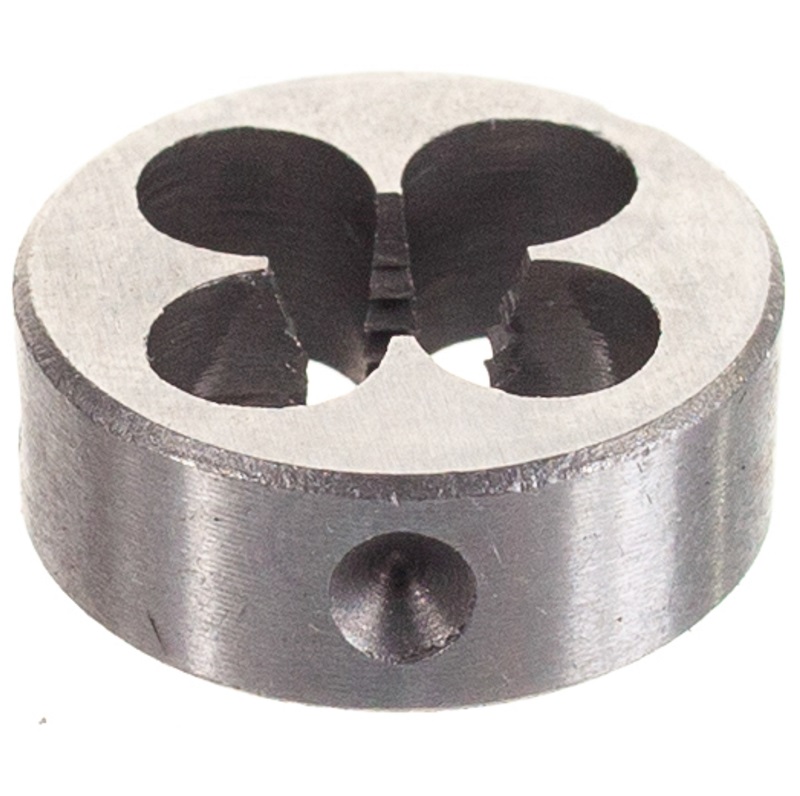 Плашка ЗУБР МАСТЕР М6x1,0мм круглая ручная для нарезания метрической резьбы