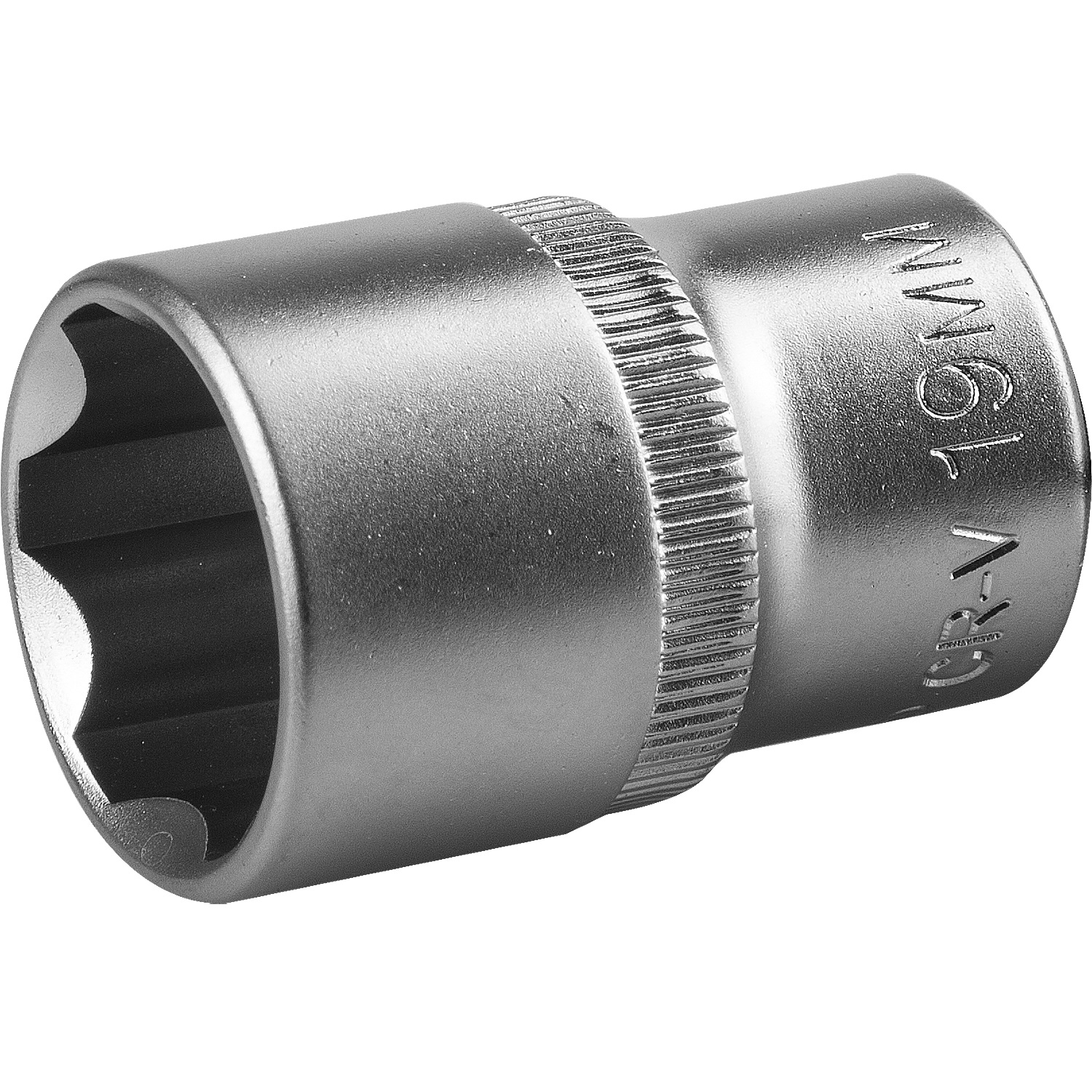 Торцовая головка ЗУБР МАСТЕР 19мм, 1/2", хроматированное покрытие